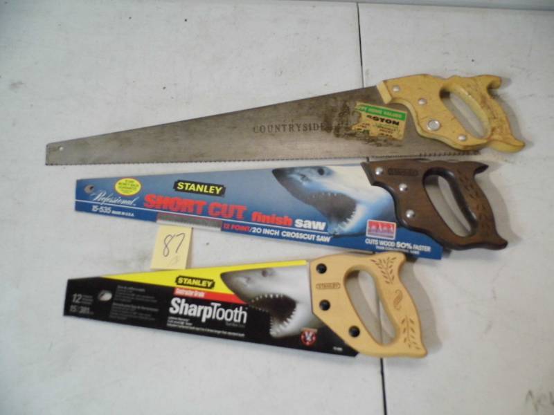 lot 87 image: Lot of 3 Saws
