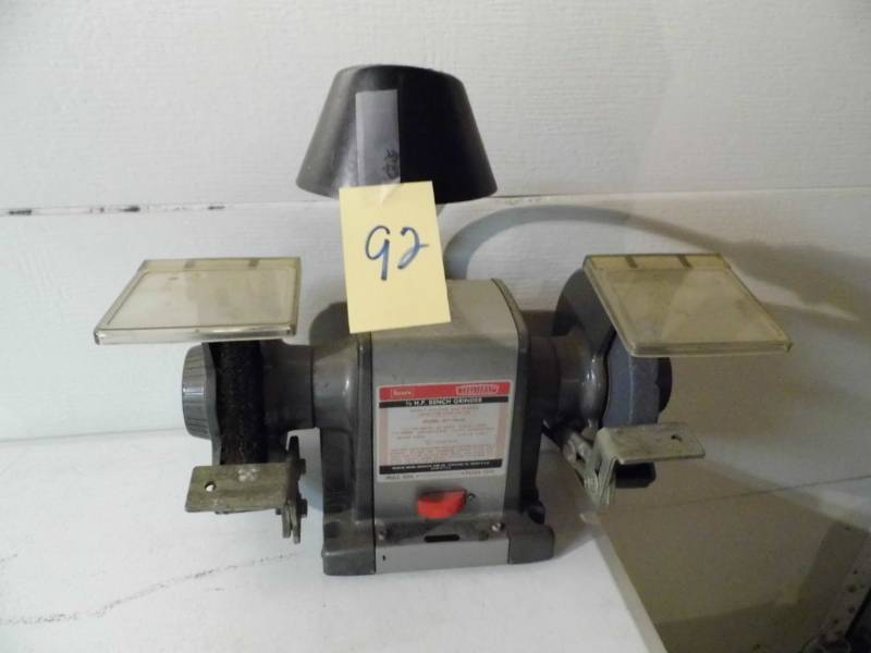lot 92 image: Sears Bench Grinder