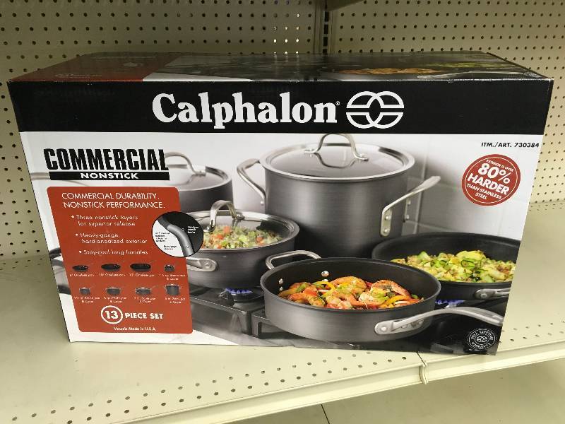 Calphalon 13PC Cookware, Retail $179.99