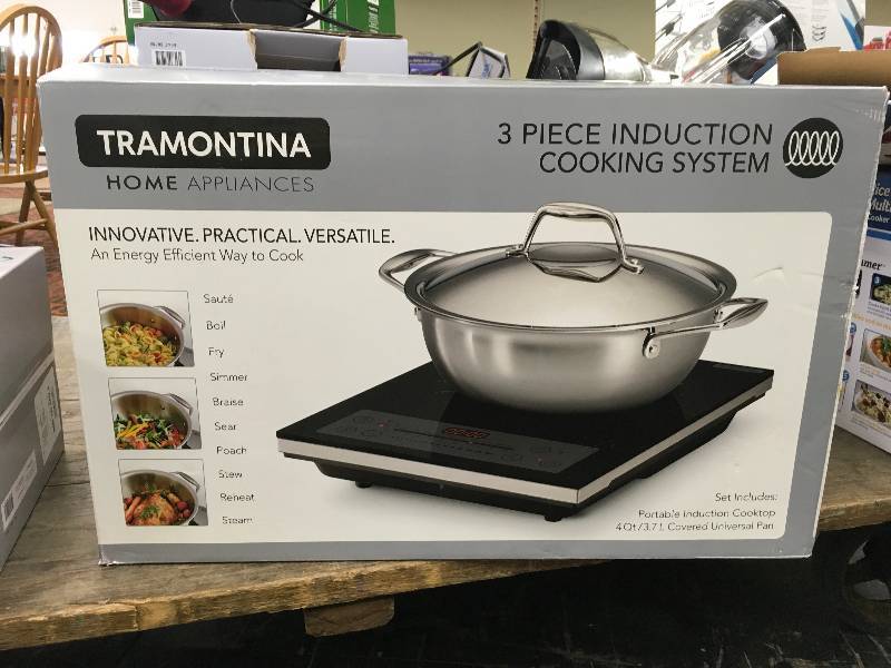 Tramontina 3 PC Induction Cooking System, Retail $69.99
