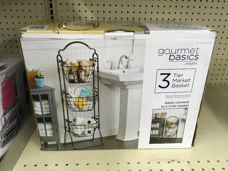 Mikasa Harbor 3 Tier Basket, Retail $39.99