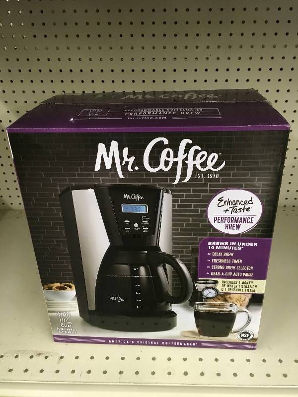 Mr. Coffee 12-Cup Brewer, Retail $29.99