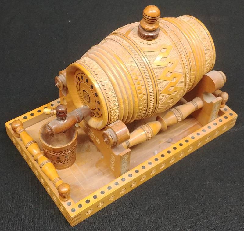 lot 35 image: German Beer Keg Knack
