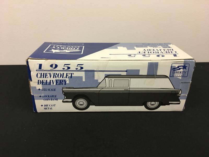 lot 42 image: 1955 Chevrolet Delivery Van Locking Coin Bank