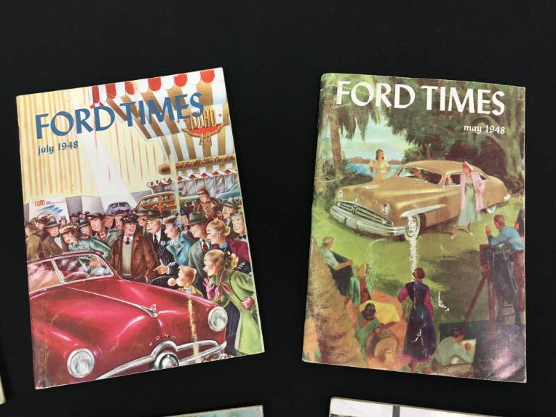 lot 98 image: Lot of (6) Ford Times Booklets 1947 & 1948