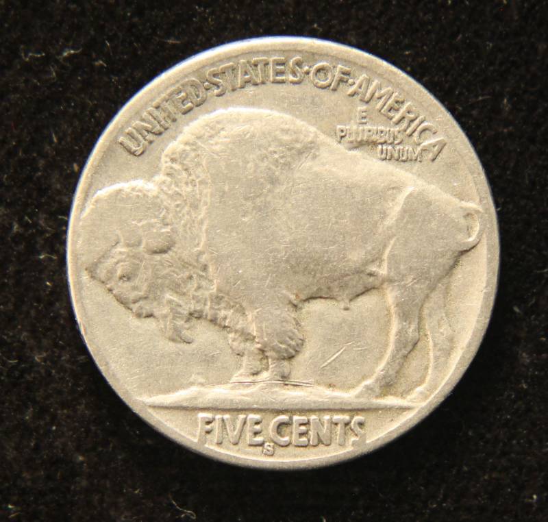 1913-S TYPE 2 US BUFFALO NICKEL KEY DATE COIN