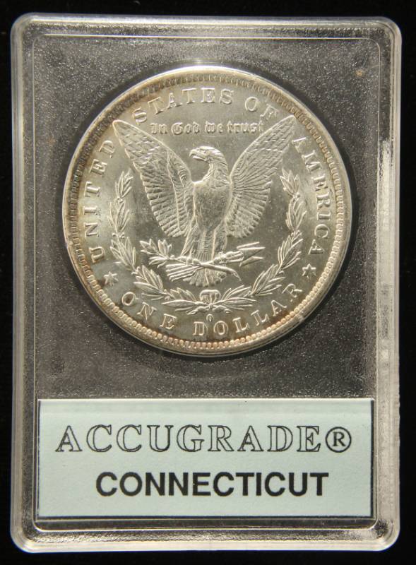 1883-O MORGAN SILVER DOLLAR MS63 OLD ACCUGRADE