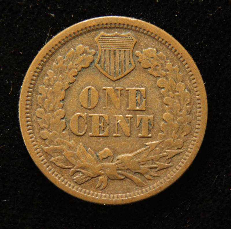 1866 INDIAN HEAD CENT FULL LIBERTY VF