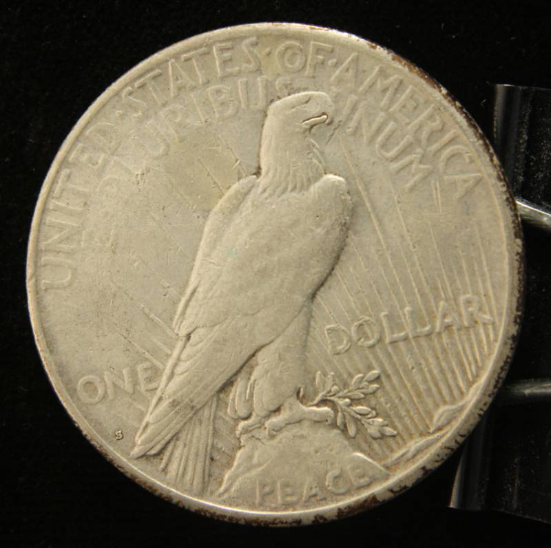 1923-S PEACE SILVER DOLLAR