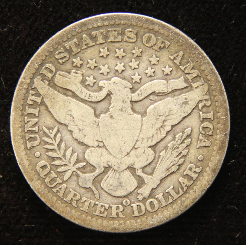 1905-O BARBER SILVER QUARTER BETTER DATE COIN