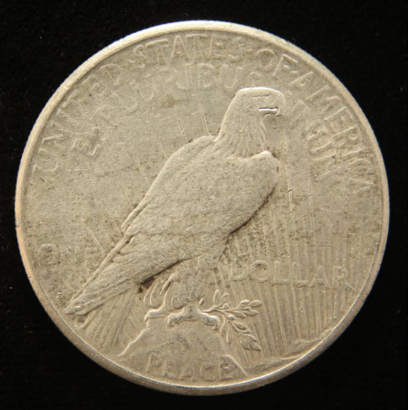 1924-S PEACE SILVER DOLLAR