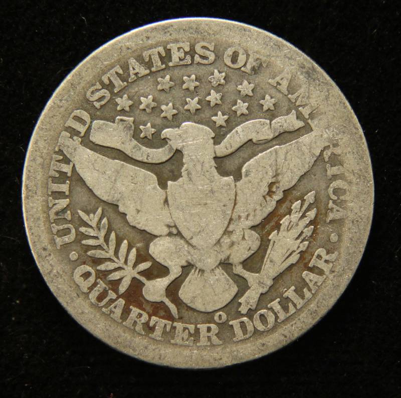 1898-O BARBER SILVER QUARTER