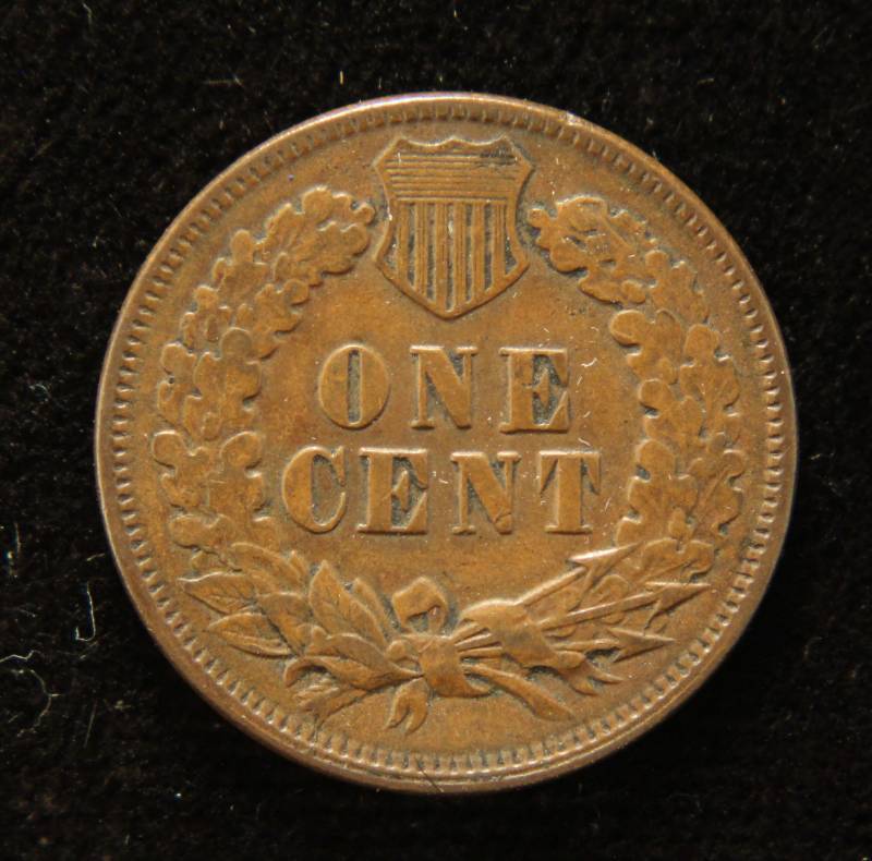 1887 INDIAN HEAD CENT AU