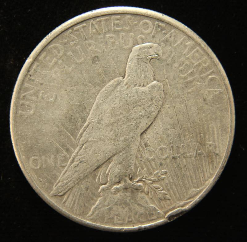 1925-S PEACE SILVER DOLLAR