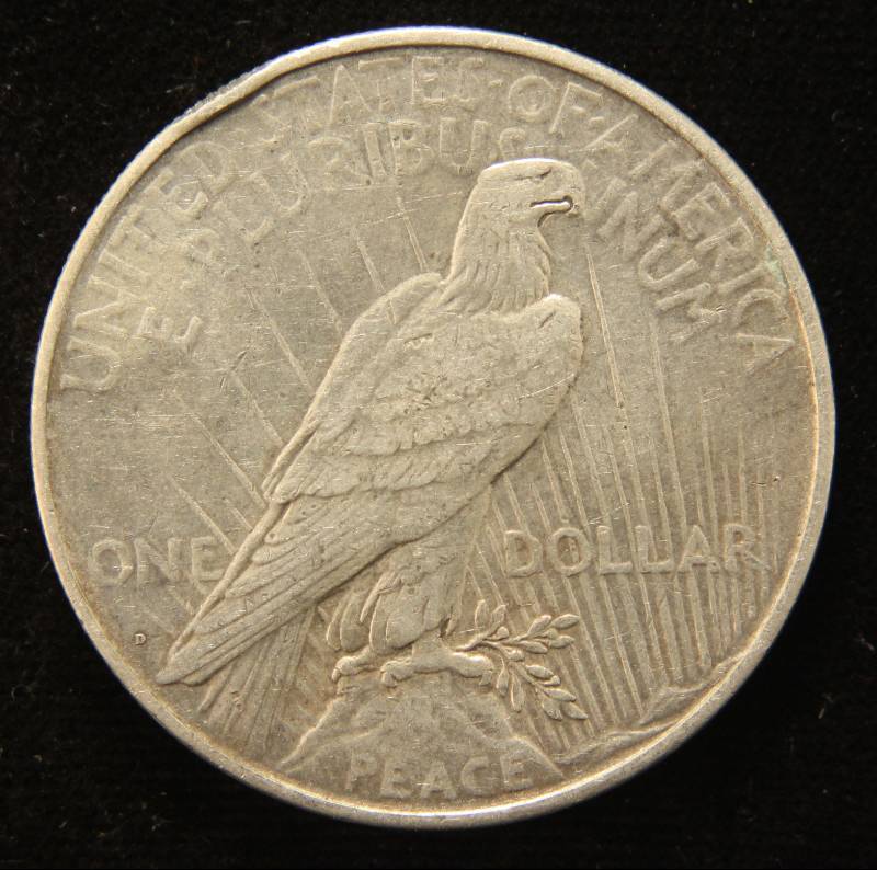 1926-D PEACE SILVER DOLLAR