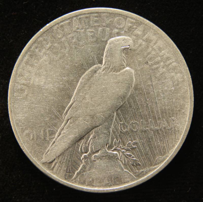 1927-D PEACE SILVER DOLLAR