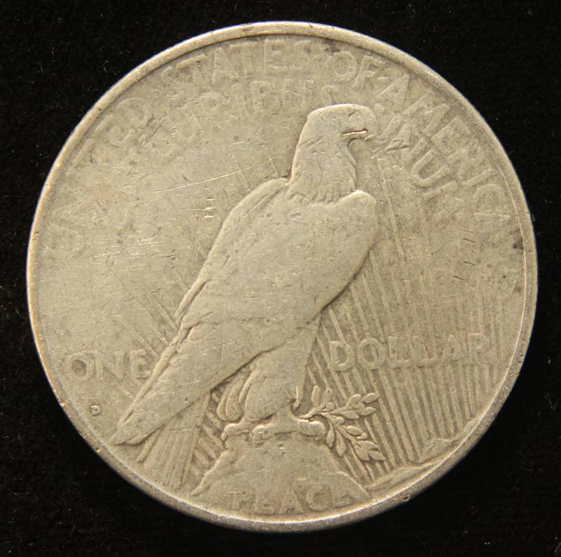 1934-D PEACE SILVER DOLLAR