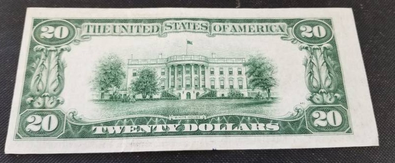 1934-C $20 FEDERAL RESERVE NOTE KANSAS CITY MO