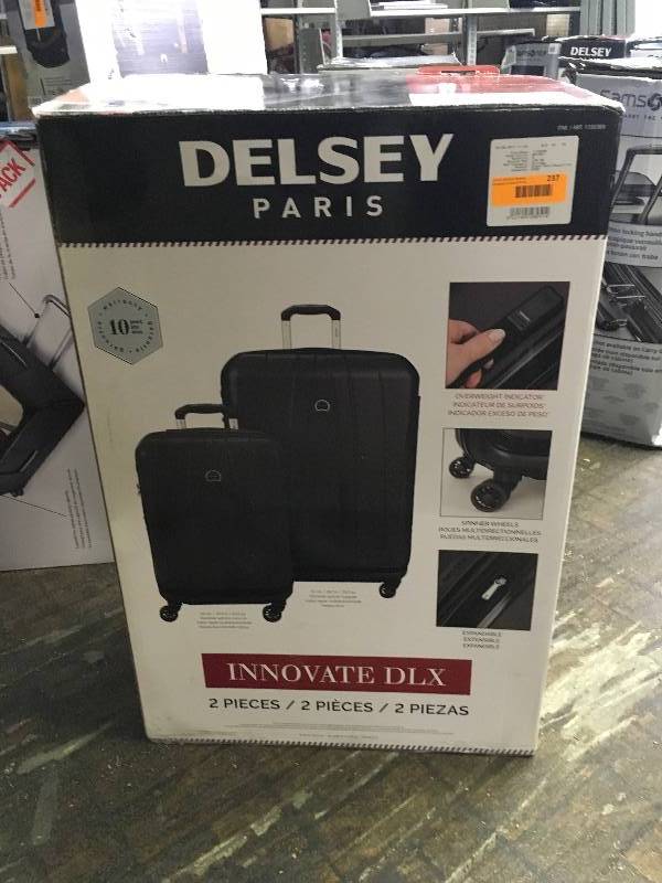 Delsey 2Pc Hardside Luggage Set, Retail $149.99