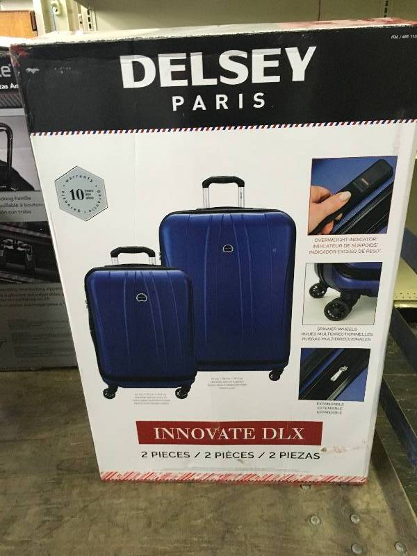 Delsey 2Pc Hardside Luggage Set, Retail $149.99
