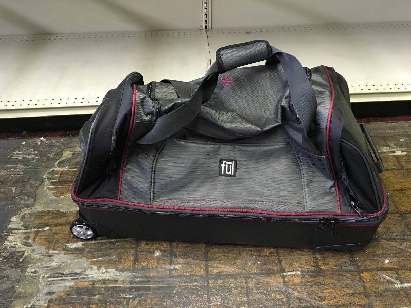 Ful 30 Hybrid Drop Bottom Duffel Luggage, Retail $49.99