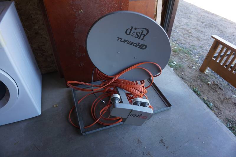 Dish Network Turbo HD Satellite Dish With Metal Base and Cable