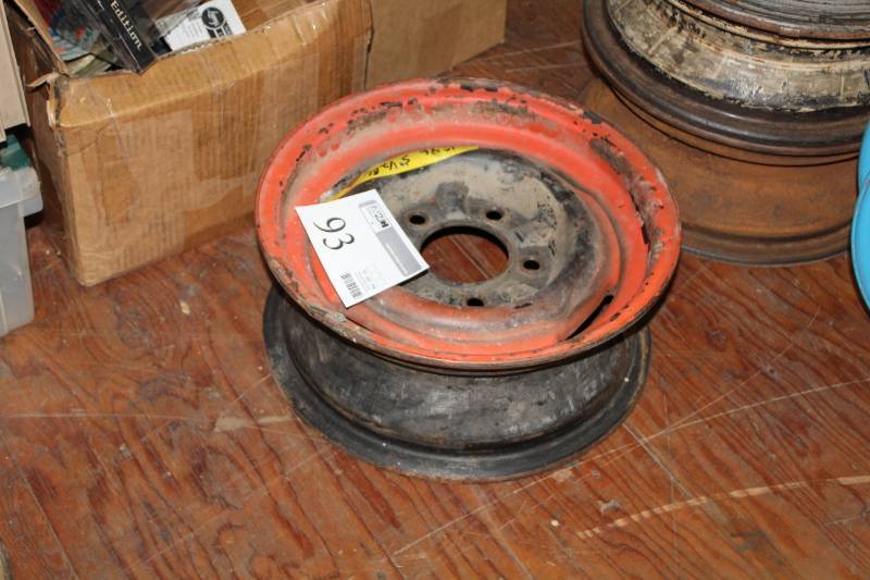 lot 93 image: 15x6in. 5-Lug Steel Wheel