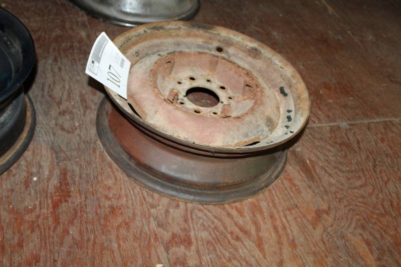 lot 107 image: 15in. 10-Lug Steel Wheel
