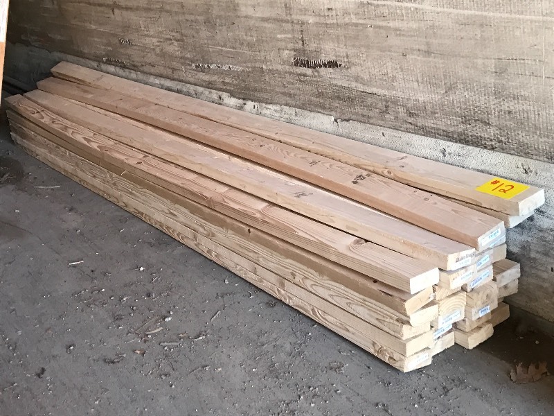 lot 12 image: Lot Of Unused 10ft Lumber