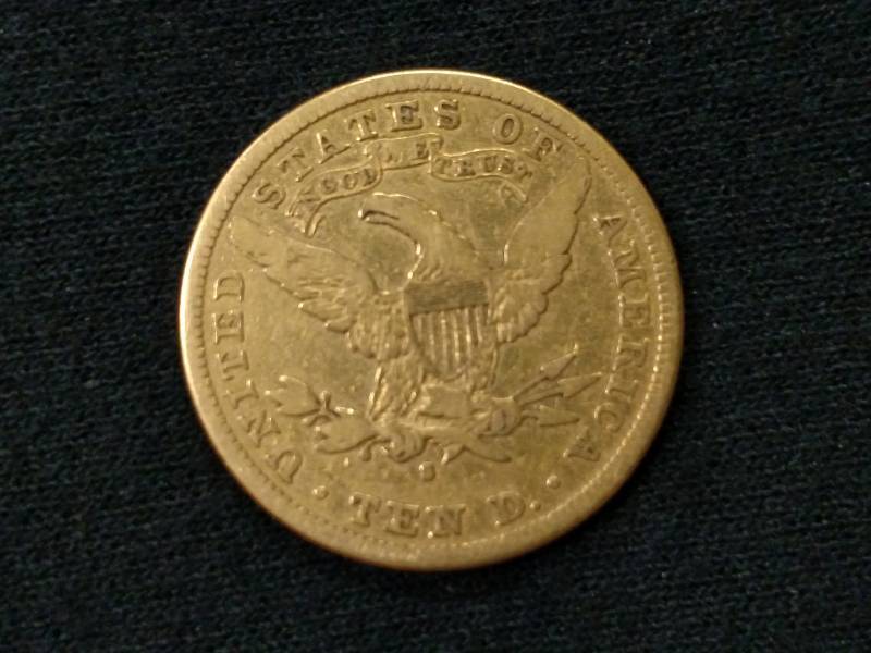 1881 S Ten Dollars Liberty Head Gol...