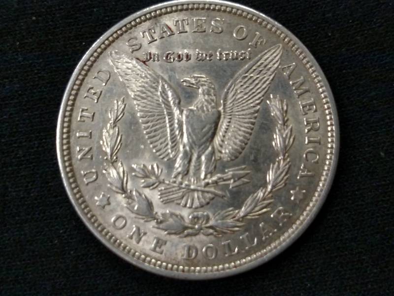 1921 AU Morgan Silver Dollar...