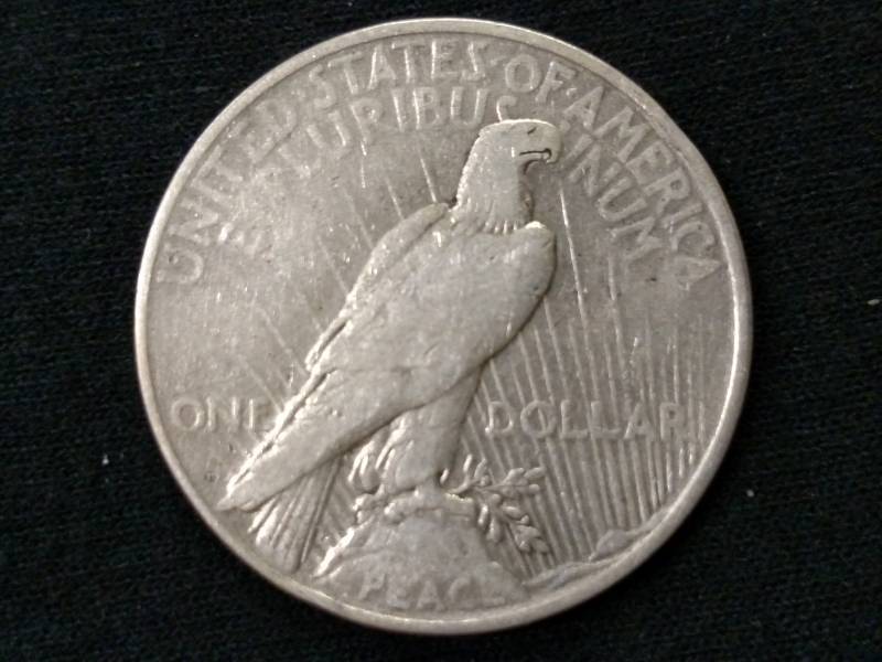 1927 D Peace Silver Dollar...