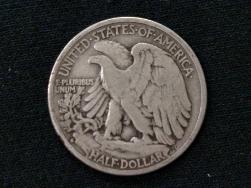 1935 S Walking Liberty Silver Half ...
