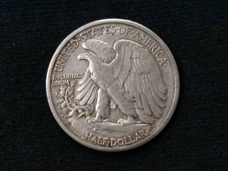1945 D Walking Liberty Silver Half ...