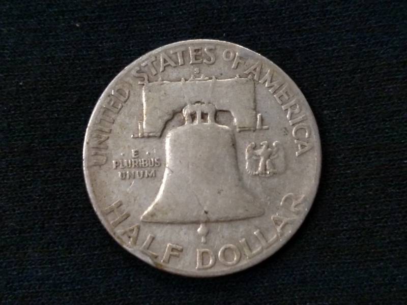 1949 S Franklin Silver Half Dollar...