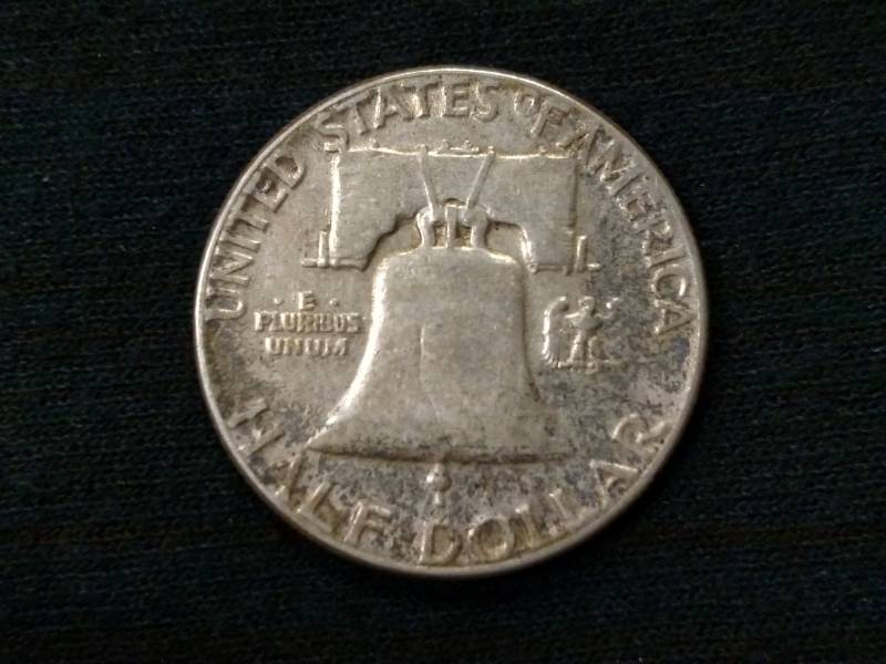1951 Franklin Silver Half Dollar...