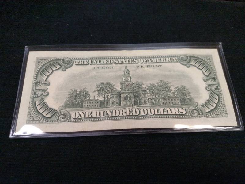 1966 One Hundred Dollars Red Seal U...