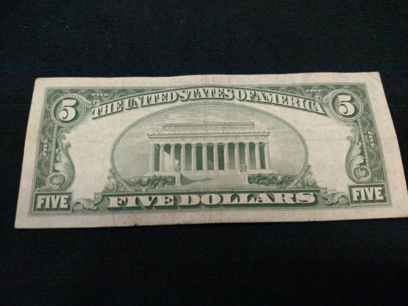 1953 A Five Dollars Silver Certific...