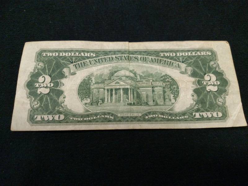 1928 F Two Dollars Red Seal Note...
