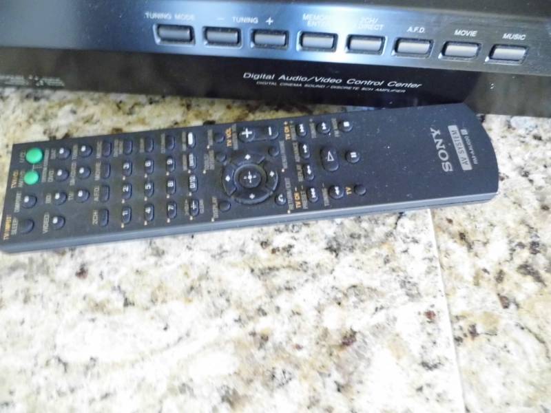 lot 20 image: Sony Digital AudioVideo Control Center