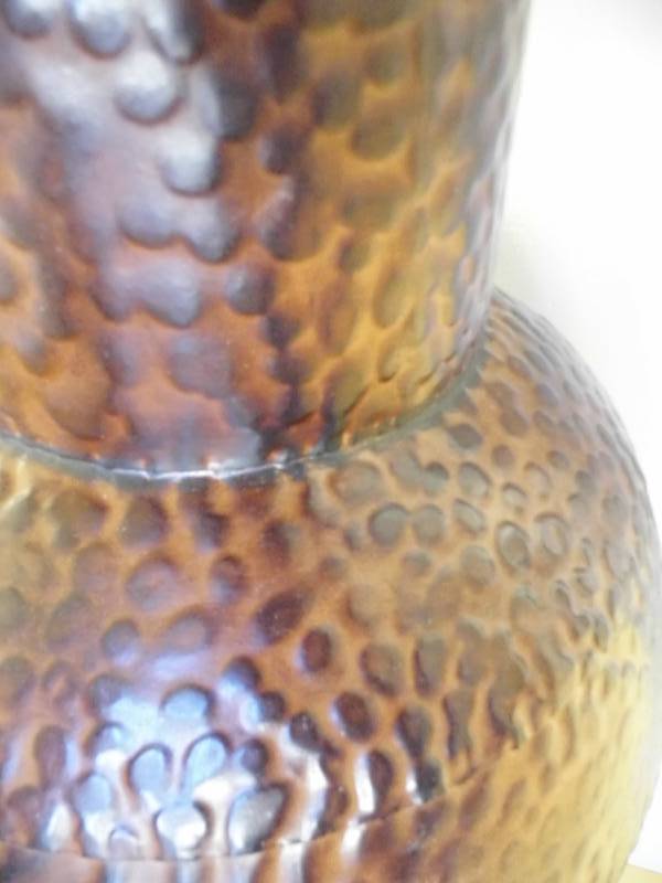 lot 64 image: Medium Metal Vase