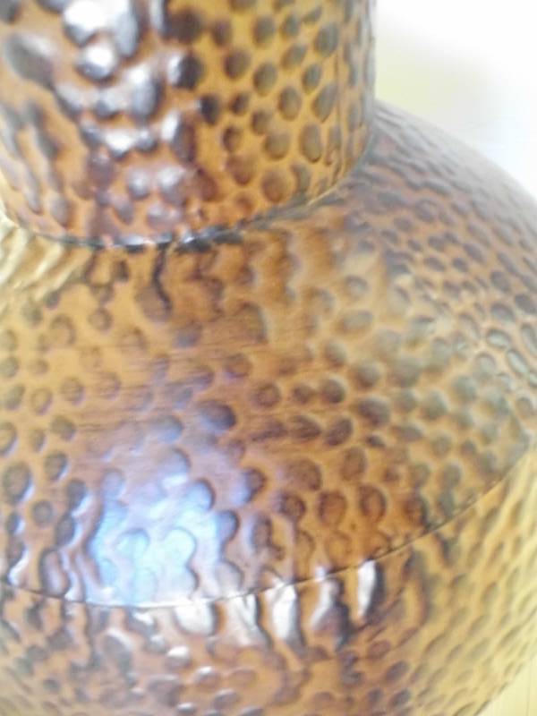 lot 65 image: Large Metal Vase
