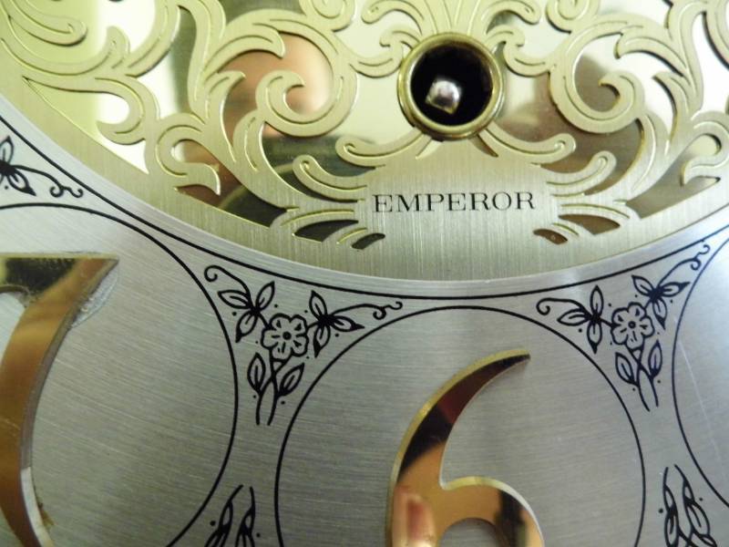 lot 76 image: Emperor Grandfather Clock