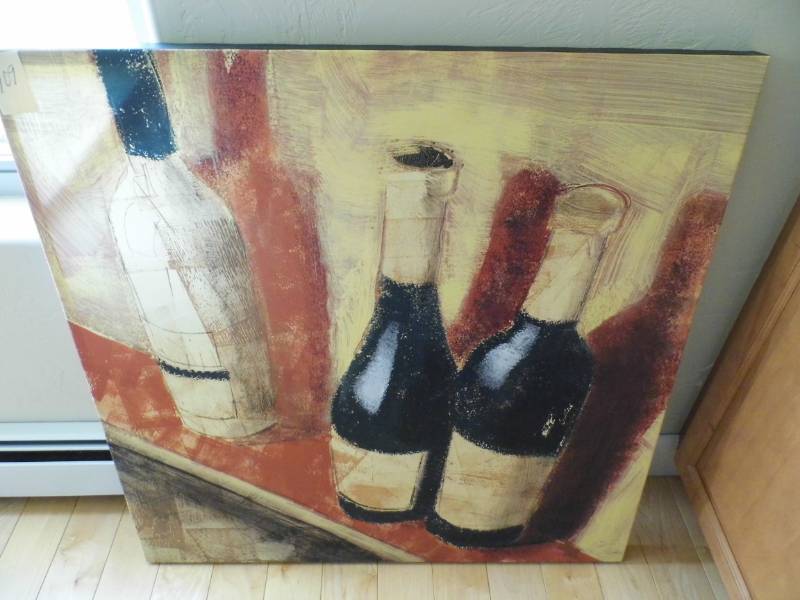 lot 109 image: Wine Bottles Art