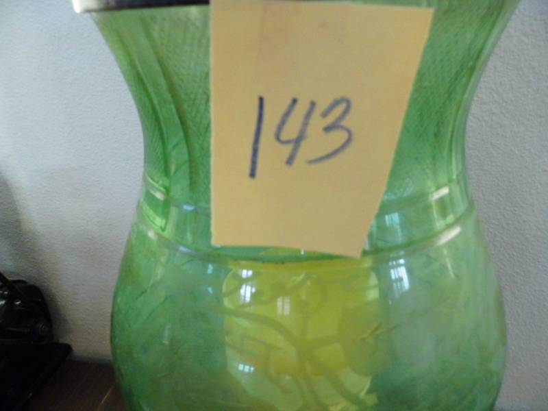 lot 143 image: Glass Candle Holder