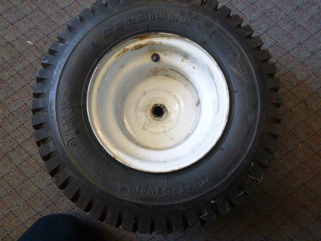 lot 99 image: Carlise Lawn Tractor Rear Tire