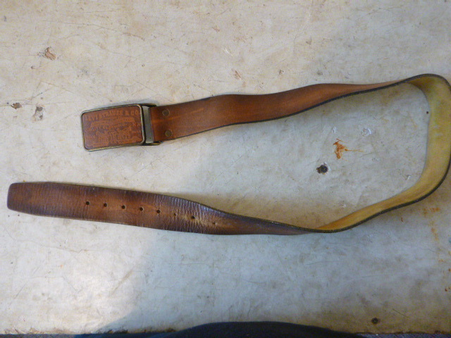 lot 167 image: Levi Strauss Belt with Buckle