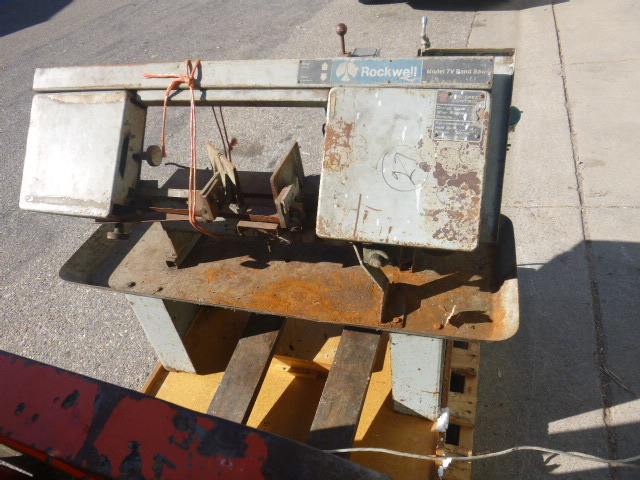 lot 80 image: Rockwell Model 7V Band Saw