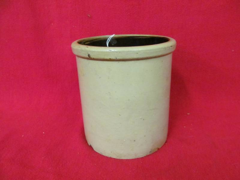 lot 53 image: 1 gallon salt glazed signed crock, MN Stoneware Co.