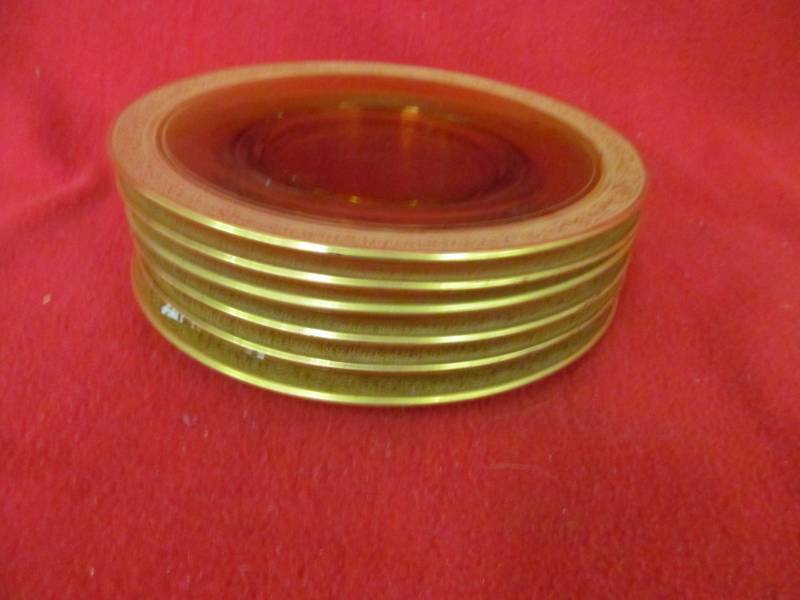 lot 72 image: Tiffian Minton set of 6 plates